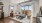 Living room with large windows