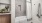 Bathroom with granite tile & shelving